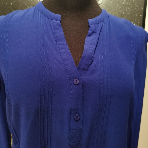 Ba&sh Popover Top Royal Blue - Picture 5 of 10